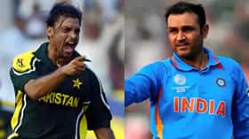 Virender Sehwag : सामन्यादरम्यान पाकिस्तानी क्रिकेटपटू शोएब अख्तरने वीरेंद्र सेहवागला केलेली शिवीगाळ, क्रिकेटपटूनं दिलं सडेतोड उत्तर, म्हणाला, तेव्हाच मी...