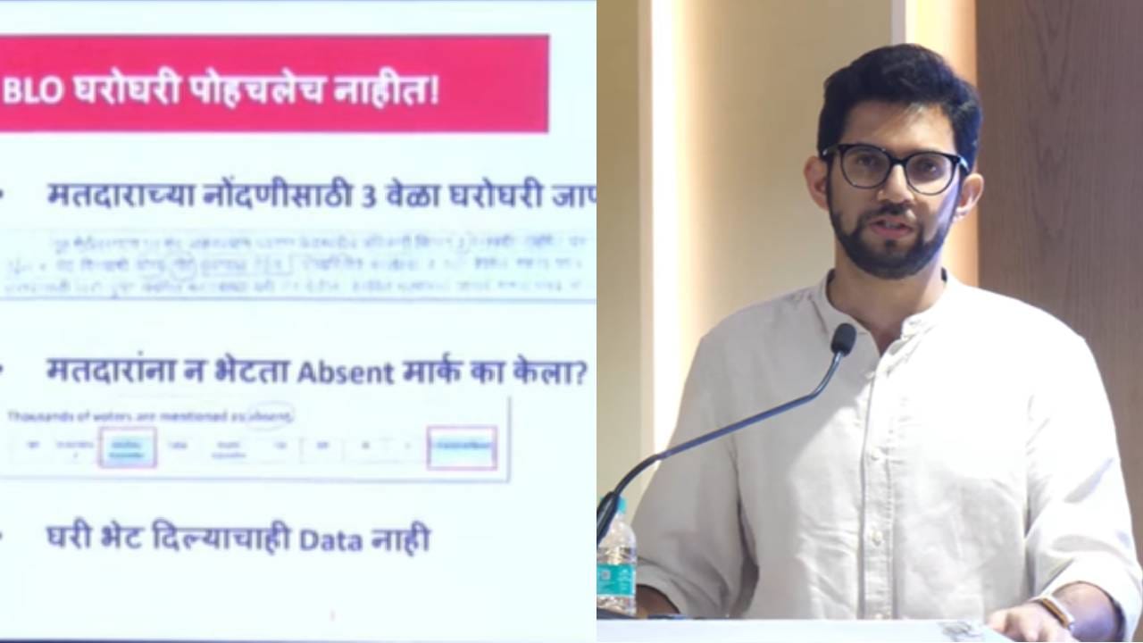 ही आणीबाणीची परिस्थिती; मतदार यादीवरून आदित्य ठाकरे आक्रमक, आकडेवारी सांगत म्हणाले, 2029 आधी.. ही आणीबाणीची परिस्थिती; मतदार यादीवरून आदित्य ठाकरे आक्रमक, आकडेवारी सांगत म्हणाले, 2029 आधी..