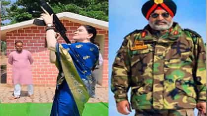 साडी नेसून AK-47 चालवणारी IPS अंकिता शर्मा कोण?.