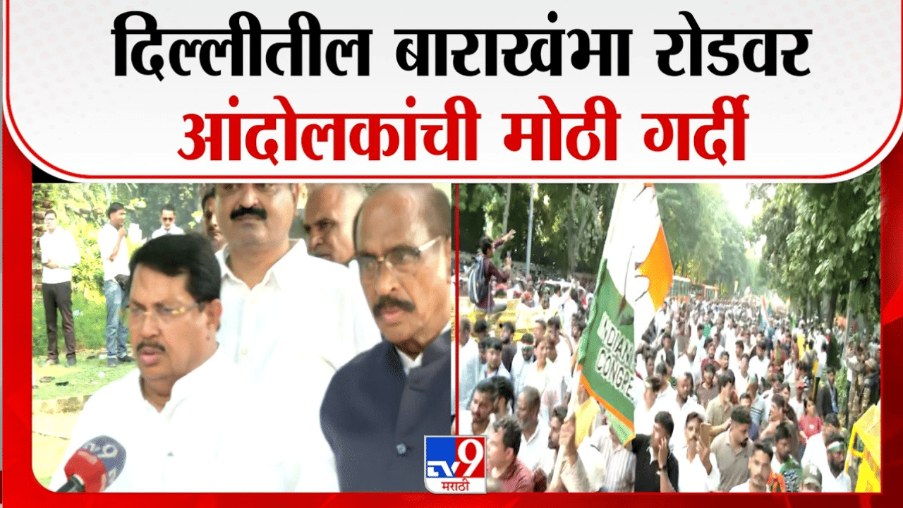 दिल्लीतील आंदोलनात जनसागर! राहुल गांधींच्या महामोर्चाला उस्फुर्त प्रतिसाद