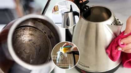 Electric Kettle: मधील चहाचे डाग असे हलक्या हाताने लख्ख स्वच्छ करा.