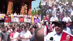 INDIA Bloc Protest: ज्ञानेश कुमार हटवा, लोकशाही वाचवा, दिल्लीत इंडिया आघाडीचा हल्लाबोल, निवडणूक आयोगाच्या कार्यालयावर थेट मोर्चा