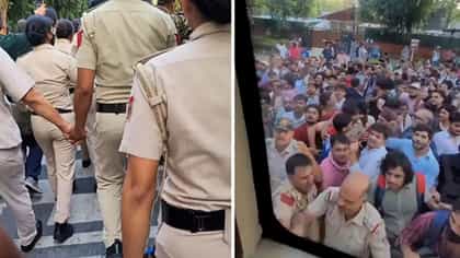 हट्ट करत तरुण पोलिसांच्या गाडीत तर घुसला, पण त्यानंतर जे झालं ते...