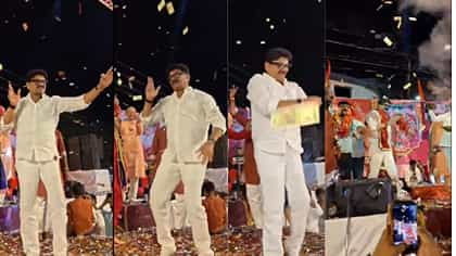 महाराष्ट्र दुष्काळात... भाजप नेत्यावर नोटांची उधळण; जालन्यातच....