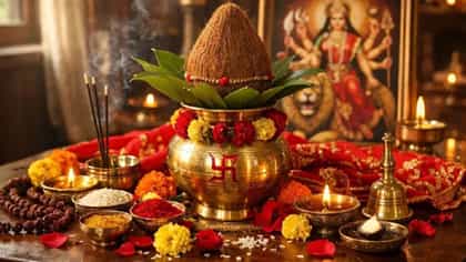 नवरात्रीत घटस्थापनेसाठी दोन शुभ मुहूर्त, जाणून घ्या कलश स्थापनेची वेळ