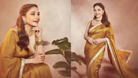 Madhuri Dixit: माधुरी दीक्षितचा सोनेरी साडीत Golden Era लूक, ‘कोण होणार करोडपती’च्या मंचावर खुललं सौंदर्य