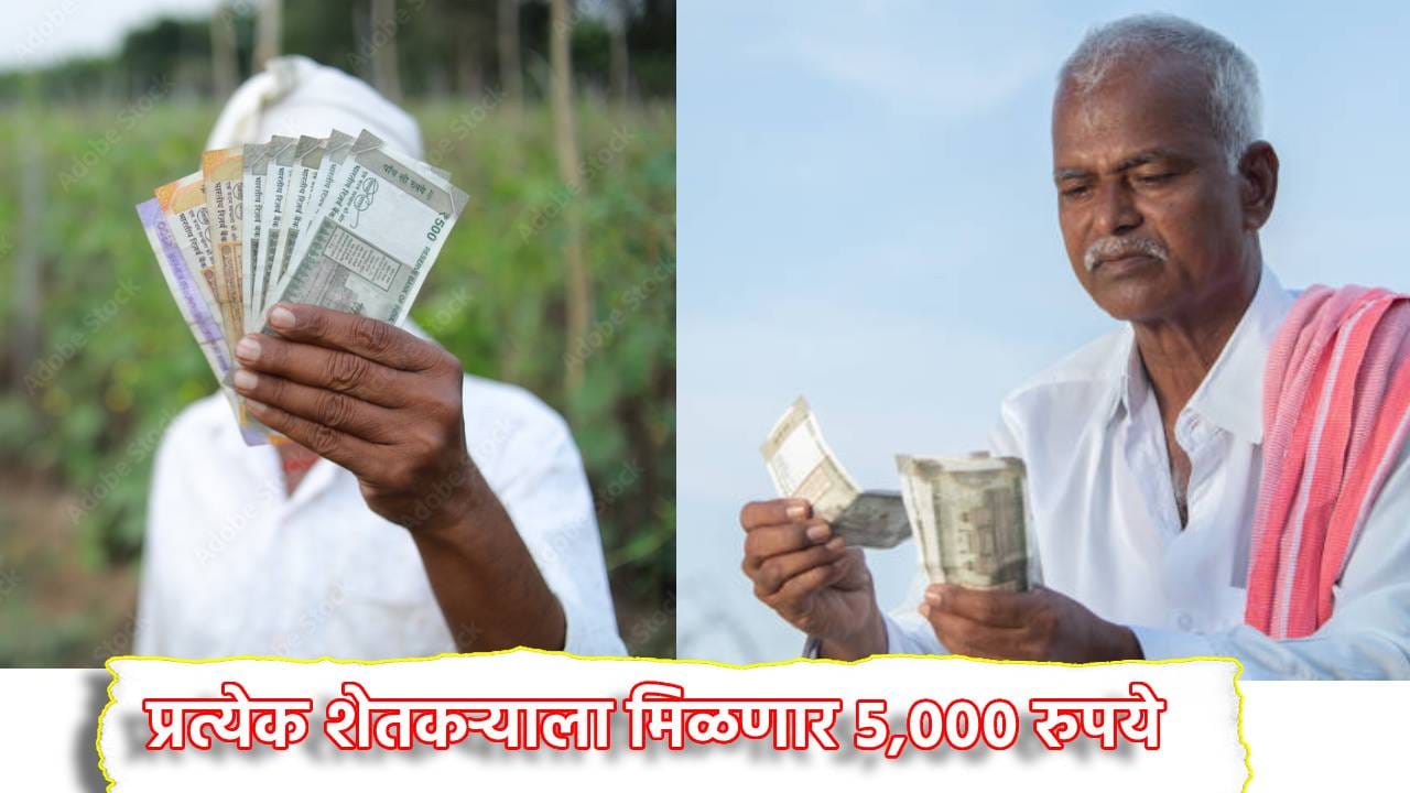 प्रत्येक शेतकर्‍याला मिळणार 5,000 रुपये, अर्ज कसा करणार? कागदपत्रं काय लागणार?