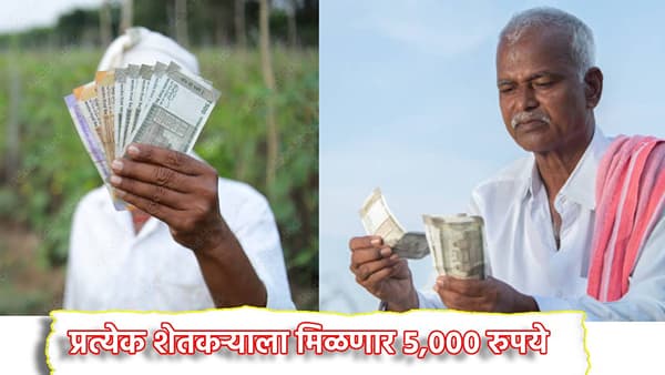 प्रत्येक शेतकर्याला मिळणार 5,000 रुपये, अर्ज कसा करणार? कागदपत्रं काय लागणार?