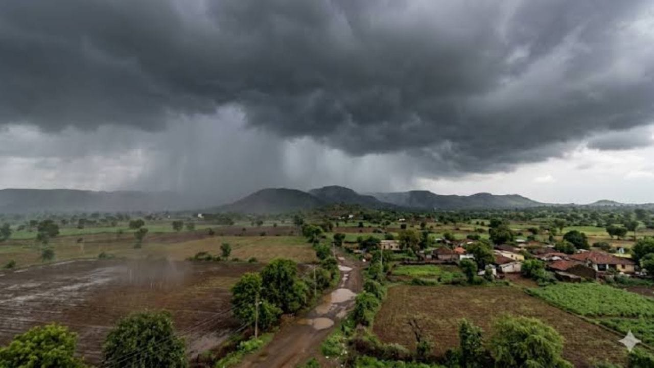 सप्टेंबर महिन्यात पावसाने दडी मारल्याने आणि परतीच्या पावसाचा अभाव जाणवल्याने राज्यातील काही भागांत खरीप पिकांवर संकट निर्माण झाले आहे. जिल्ह्यातील आठ तालुक्यांमध्ये दुष्काळ जाहीर करण्यात आला असून प्रशासनाकडून पिकांचे पंचनामे सुरू आहेत. अशा परिस्थितीत झालेल्या पावसामुळे शेतकऱ्यांना दिलासा मिळण्याची आशा आहे; मात्र पावसाचे प्रमाण आणि त्याचा पिकांवरील परिणाम यावर परिस्थिती अवलंबून राहील.
