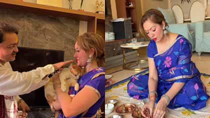 Munmun Dutta House: 'तारक मेहता'च्या बबिताजींच्या आलिशान घरात नवरात्रीची पूजा; 39 व्या वर्षीही सिंगल, आई अन् मांजरींसोबत जगते रॉयल आयुष्य