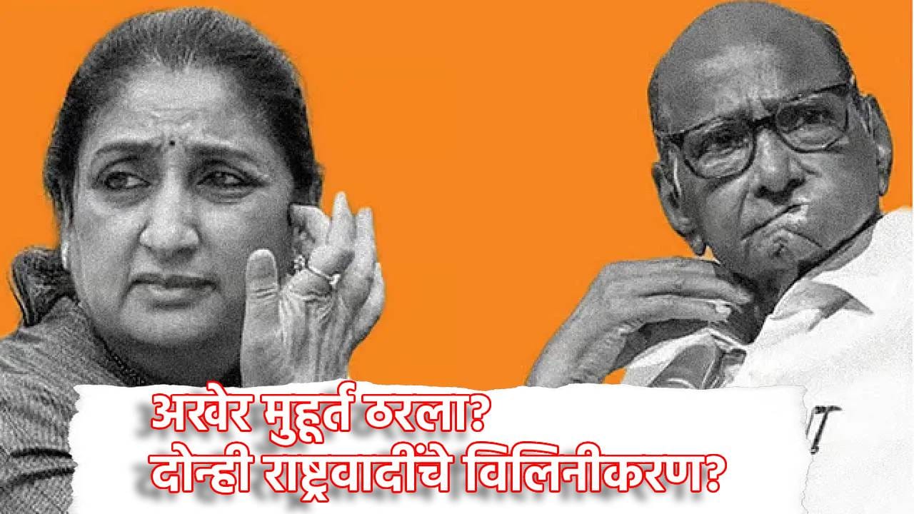 NCP Merger: राज्यात मोठ्या घडामोडी... दोन्ही राष्ट्रवादीची गुप्त बैठक, विलिनीकरणावर शिक्कामोर्तब? NCP Merger: राज्यात मोठ्या घडामोडी... दोन्ही राष्ट्रवादीची गुप्त बैठक, विलिनीकरणावर शिक्कामोर्तब?