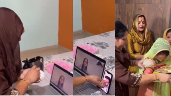 VIDEO VIRAL : व्हिडिओ कॉलवर डिजिटल रोका! ऑनलाइन साखरपूडा करण्याची नवी पद्धत सोशल मीडियावर व्हायरल, नेटकऱ्यांच्या भन्नाट प्रतिक्रिया