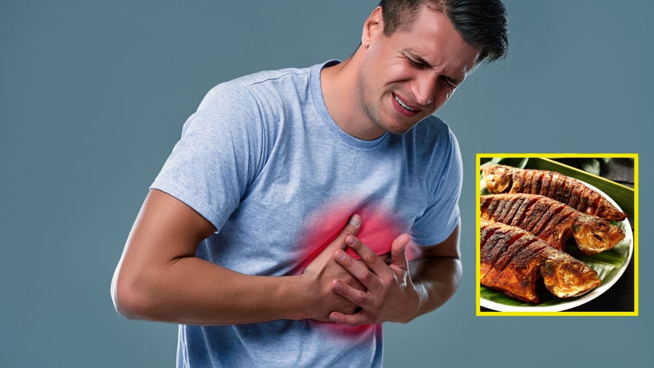 Heart Attack : हार्ट अटॅकचा धोका टाळायचाय? फक्त 'हे' ३ मासे ठरतील वरदान; जाणून घ्या खाण्याची योग्य पद्धत! Heart Attack : हार्ट अटॅकचा धोका टाळायचाय? फक्त 'हे' ३ मासे ठरतील वरदान; जाणून घ्या खाण्याची योग्य पद्धत!