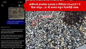 Video Viral : खडींमध्ये हरवलेला इअरबड 5 मिनिटांत ChatGPT ने दिला शोधून ; AI ची कमाल पाहून नेटकरीही थक्क