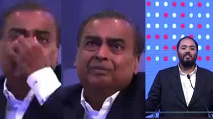 भर कार्यक्रमात अनंत अंबानी असं काही बोलला, की मुकेश अंबानी.....