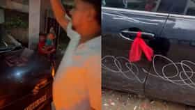 Viral Video : नवीन आणलेल्या कारवर दुसऱ्या दिवशी पडले स्क्रॅचेस; शेजाऱ्यांनीच....नेटकऱ्यांचा संताप