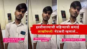 Video Viral : नोकरीपेक्षा इस्त्रीचा धंदा भारी? दिवसाला 4 हजार रुपये अन् महिन्याला लाखोंची कमाई, नेटकरी म्हणाले…