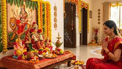 नवरात्रीत रोज दुर्गा चालीसाचे पठण का करावे? जाणून घ्या महत्त्व, फायदे.