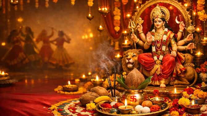 नवरात्रीच्या प्रत्येक दिवशी देवीला काय आवडतं? 9 दिवसांचा नैवेद्य एका..