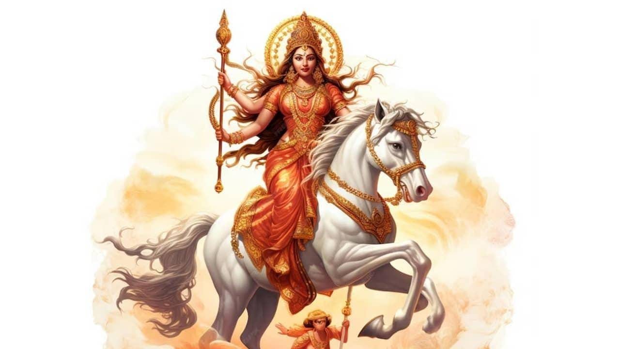यंदा नवरात्रीचा प्रारंभ रविवार, ११ ऑक्टोबर २०२६ रोजी होत असल्याने देवीचे आगमन हे हत्तीवर होणार आहे. तर समाप्ती मंगळवारी होत असल्याने निरोप घोड्यावरून (अश्व) होणार आहे. 