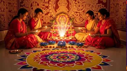 दिवाळीत 'या' 4 राशींचं नशीब चमकणार; काय आहे त्रिग्रही योग? जाणून घ्या.