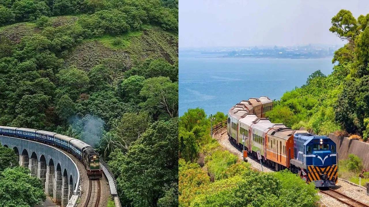 २ ओडिशा आणि आंध्र प्रदेश प्रदेश: पूर्व किनारपट्टीच्या प्रदेशातून प्रवास करताना, तुम्हाला शहरे, हिरवीगार वनराई आणि नदीकाठचे प्रदेश पाहायला मिळतात. विशाखापट्टणम आणि विजयवाडा यांसारख्या ठिकाणी रेल्वे प्रवास पुढे चालू राहतो. रेल्वे प्रवासाचा आनंद आणि अनुभव हा एका वेगळ्याच पातळीवरचा असतो.