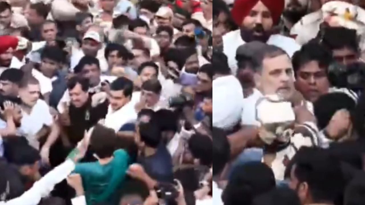 जंतरमंतरवर निघालेल्या खासदारांच्या बसच्या चाकांची हवा सोडली, विरोधक आक्रमक, राहुल गांधी, प्रियंका गांधींचा रस्त्यावरच ठिय्या जंतरमंतरवर निघालेल्या खासदारांच्या बसच्या चाकांची हवा सोडली, विरोधक आक्रमक, राहुल गांधी, प्रियंका गांधींचा रस्त्यावरच ठिय्या