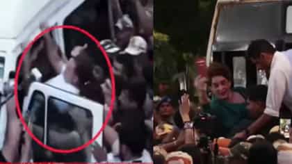 राहुल गांधी, प्रियंका गांधी यांना दिल्ली पोलिसांनी पुन्हा ताब्यात घेतल.
