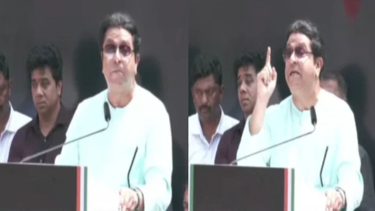 स्टेजवर आले बोलायला सुरूवात केली आणि पहिल्याच वाक्यात राज ठाकरे यांनी सभा जिंकली.. स्टेजवर आले बोलायला सुरूवात केली आणि पहिल्याच वाक्यात राज ठाकरे यांनी सभा जिंकली..