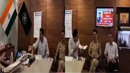 डिपार्टमेंट काय काम करतंय ? पोलीस ठाण्यात राजन विचारे आक्रमक.