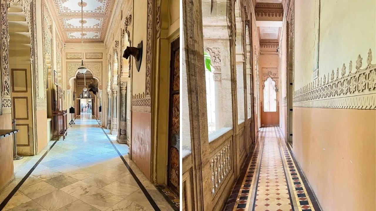 गुजरातमधील बडोदा येथे स्थित या महालात 170 हून अधिक खोल्या आहेत. इथे एक शस्त्रागार, एक बॅडमिंटन कोर्ट, एक टेनिस कोर्ट आणि शाही दरबारही आहे, जिथे पंतप्रधान नरेंद्र मोदी यांनी 2024 मध्ये स्पेनचे पंतप्रधान पेड्रो सांचेज यांचे स्वागत केलं होते. सामान्य लोकही हे एक्सप्लोर करण्यासाठी येतात. मात्र अनेक ठिकाणी फोटोग्राफीची परवानगी नाही.