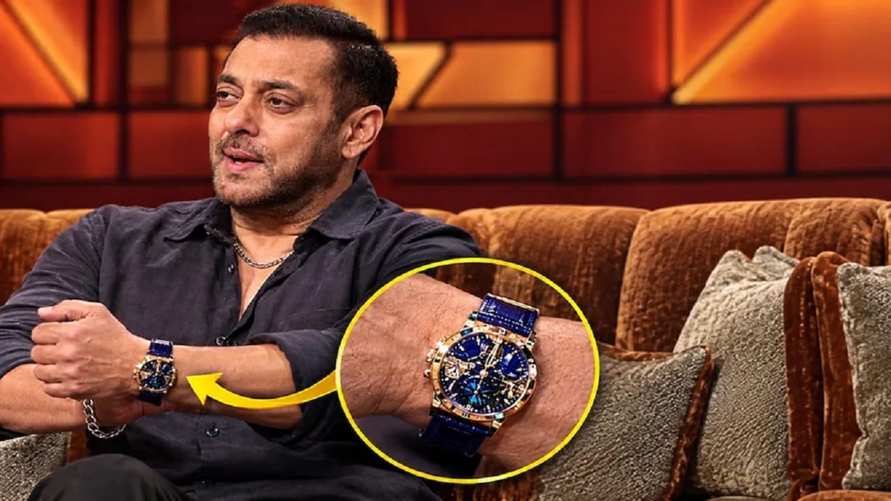 Salman Khan : 'कॉफी विद करण 9' मध्ये सलमान खानने हातात जे घड्याळ घातलंय त्यात सर्वसामान्य माणसाचं घर येईल, किंमत ऐकून थक्क व्हाल Salman Khan : 'कॉफी विद करण 9' मध्ये सलमान खानने हातात जे घड्याळ घातलंय त्यात सर्वसामान्य माणसाचं घर येईल, किंमत ऐकून थक्क व्हाल