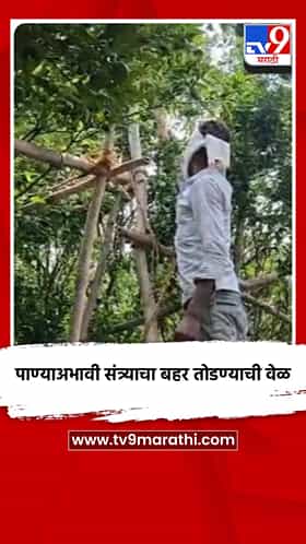 पाण्याअभावी संत्र्याचा बहर तोडण्याची वेळ