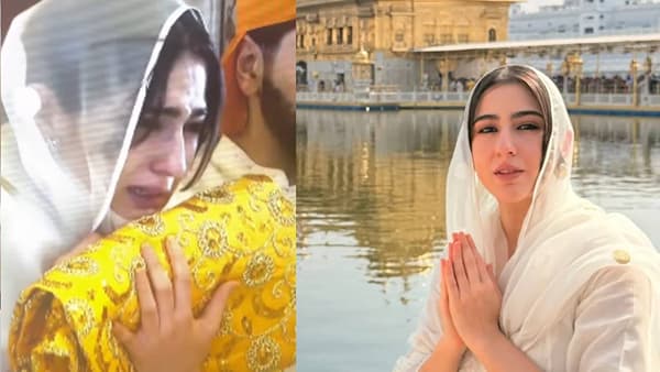 Sara Ali Khan: गोल्डन टेंपलमध्ये पोहोचताच सारा अली खान ढसा ढसा रडली, नेमकं झालं तरी काय?