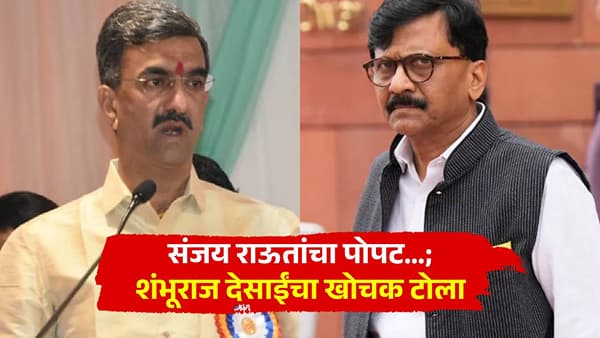 Shambhuraj Desai : संजय राऊतांचा पोपट…; शंभूराज देसाईंनी थेट निशाणा साधला, नेमकं काय म्हणाले?