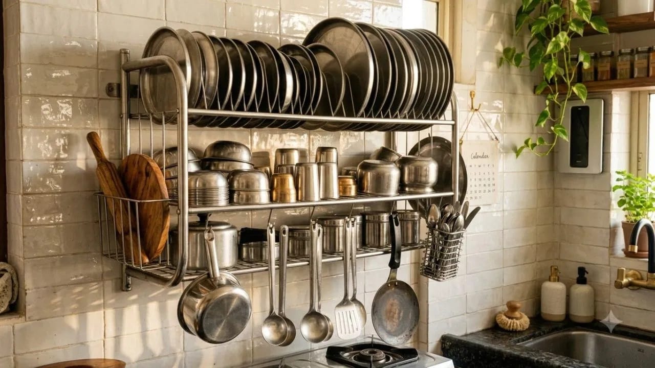 Steel Utensils Cleaning Tips : स्टीलच्या भांड्यावरील हट्टी डाग कसे घालवाल, स्वच्छ करण्यासाठी सोप्या टिप्स, लगेच चकाकतील भांडी Steel Utensils Cleaning Tips : स्टीलच्या भांड्यावरील हट्टी डाग कसे घालवाल, स्वच्छ करण्यासाठी सोप्या टिप्स, लगेच चकाकतील भांडी