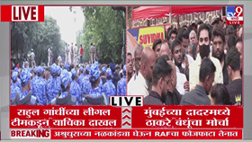ठाकरे बंधूंवरील गुन्ह्यांच्या निषेधार्थ तेजस ठाकरेंच्या नेतृत्वाखाली..-1778605