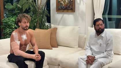 गोळीबारानंतर टायगर श्रॉफ याचे धक्कादायक फोटो पुढे, छातीसह हातावर जखमा.