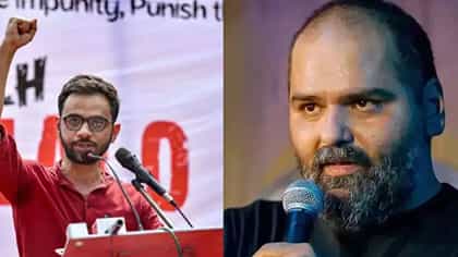 कुणाल कामराकडून उमर खालिदच्या समर्थनार्थ पोस्ट.