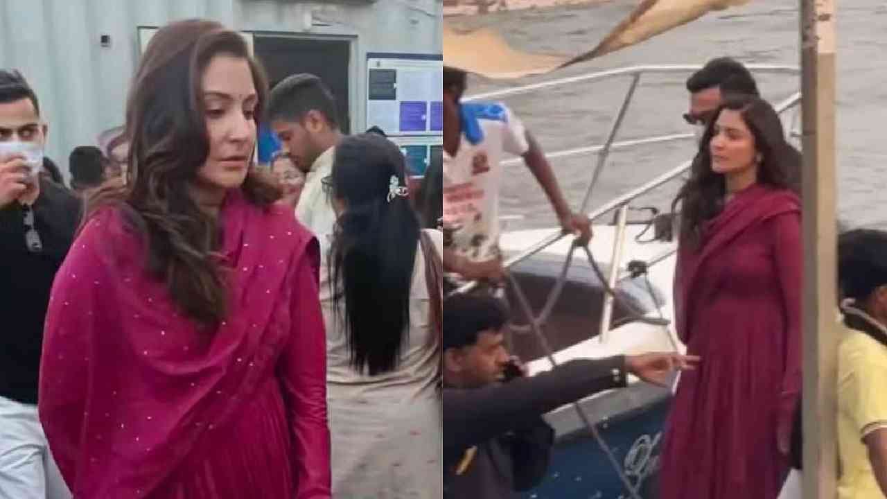 Virat Kohli-Anushka Sharma : अनुष्का शर्मा तिसऱ्यांदा प्रेग्नेंट का? अध्यात्मिक कार्यक्रमात 'विरुष्का' एकत्र दिसल्यापासून सुरु झाली चर्चा VIDEO Virat Kohli-Anushka Sharma : अनुष्का शर्मा तिसऱ्यांदा प्रेग्नेंट का? अध्यात्मिक कार्यक्रमात 'विरुष्का' एकत्र दिसल्यापासून सुरु झाली चर्चा VIDEO