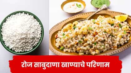नवरात्रीत रोज साबुदाणा खाताय? शरीरावर होऊ शकतात हे परिणाम, जाणून घ्या.