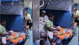 ना स्टेशन, ना पानाची टपरी! थेट ट्रेनच्या एसी कोचमध्ये थाटलं पानाचं दुकान! व्हिडिओ पाहून नेटकरी थक्क