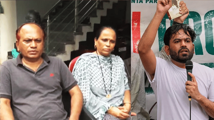 दिल्लीतील आंदोलनात अभिजीत दीपकेला अटक, आई-वडिलांचा संताप अनावर; थेट म्हणाले... दिल्लीतील आंदोलनात अभिजीत दीपकेला अटक, आई-वडिलांचा संताप अनावर; थेट म्हणाले...