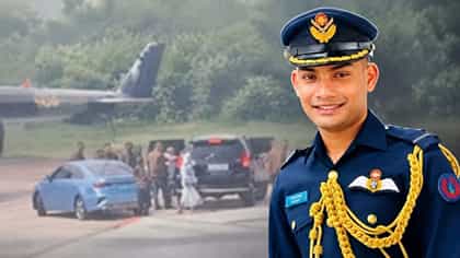 शेख हसीना यांच्या पलायनचा व्हिडीओ काढणाऱ्या एअर फोर्स ऑफीसरचा मृत्यू.