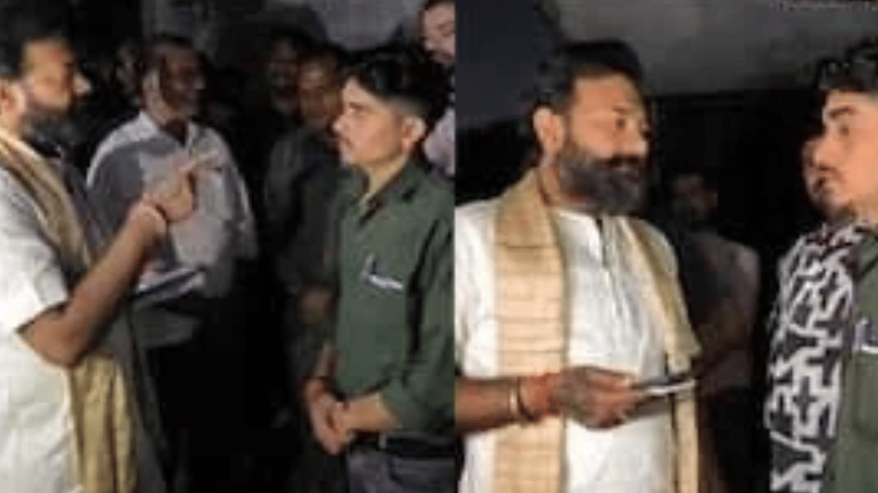 भाजपाच्या बड्या नेत्याने तरुणाला थेट कानशिलात लगावली, भर रस्त्यात सर्वांसमोर फटकारले, Video Viral भाजपाच्या बड्या नेत्याने तरुणाला थेट कानशिलात लगावली, भर रस्त्यात सर्वांसमोर फटकारले, Video Viral