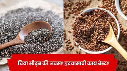 चिया सीड्स की फ्लेक्स सीड्स? हृदयाच्या आरोग्यासाठी कोणते अधिक फायदेशीर