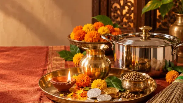 शुक्रवार, ६ नोव्हेंबर रोजी धनत्रयोदशी सण साजरा केला जाईल. या दिवशी देवी लक्ष्मी, भगवान कुबेर आणि धन्वंतरी यांची पूजा केली जाते आणि सोन्या-चांदीचे दागिने बनवले जातात. या सणामागील मुख्य कारण असे आहे की, असे म्हटले जाते की कार्तिक महिन्याच्या कृष्ण पक्षाच्या तेराव्या दिवशी, समुद्रमंथनाच्या वेळी भगवान धन्वंतरी हातात अमृताचा कलश घेऊन अवतरले होते. त्यामुळे हा सण त्यांचा जन्मदिवस म्हणून साजरा केला जातो.