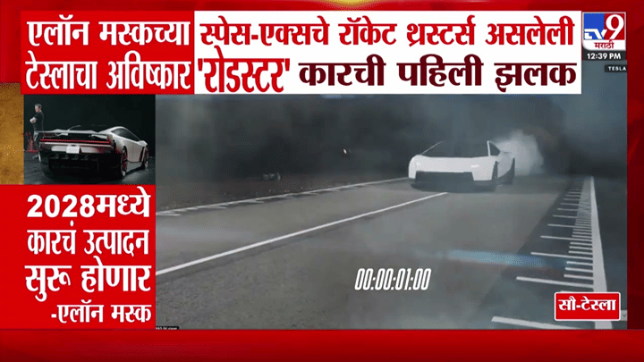 Tesla Car Video: टेस्लाचा आविष्कार! हवेत झेप घेणाऱ्या कारची पहिली झलक समोर, जगभरात होतेय चर्चा Tesla Car Video: टेस्लाचा आविष्कार! हवेत झेप घेणाऱ्या कारची पहिली झलक समोर, जगभरात होतेय चर्चा