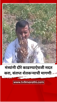 मंत्र्यांनी दौरे काढण्याऐवजी मदत करा, शेतकऱ्याची मागणी-1769886