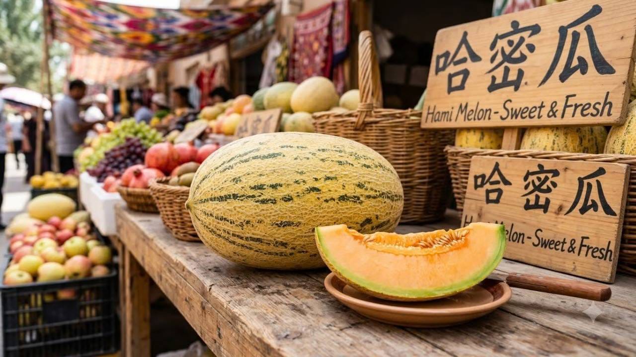 हामि मेलन (चीन) - चीनमधील शिनजियांग प्रदेशात पिकणाऱ्या या विशेष प्रकारच्या खरबुजाची किंमत 200 ते 300 डॉलर इतकी असू शकते. हे फळ अतिशय गोड, रसाळ आणि कुरकुरीत असते. चीनमध्ये हे विशेष प्रसंगी भेटवस्तू म्हणूनही दिले जाते.